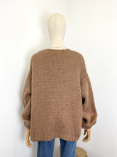 Load image into Gallery viewer, Bernadette Oversized Mohair Cardigan Camel
