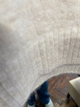 Load image into Gallery viewer, Leopard Frill Trim Jumper Beige
