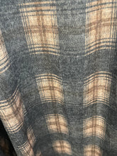 Load image into Gallery viewer, Checked Jersey Skirt Charcoal/Brown
