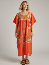 Load image into Gallery viewer, Amara Kaftan Orange
