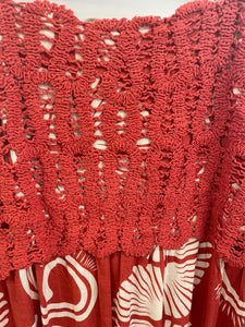 Crochet Sun Dress Rust