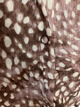 Load image into Gallery viewer, Deer Print Pussy Bow Blouse Chocolate
