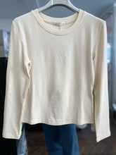 Load image into Gallery viewer, Bobbi Long Sleeve Crew Cream

