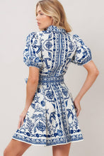 Load image into Gallery viewer, Genevieve Printed Woven Mini Dress
