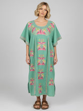 Load image into Gallery viewer, Elisa Kaftan Dress Jade
