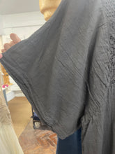 Load image into Gallery viewer, Hazel Lace Voile V Neck Dress Black
