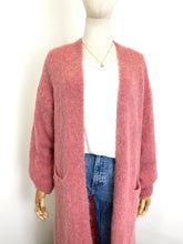 Load image into Gallery viewer, Orla Long Open Cardigan Rose
