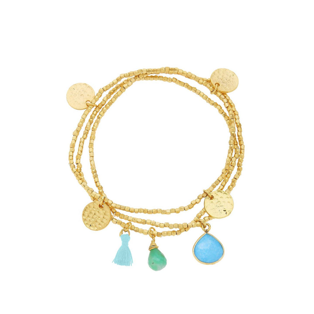 Gemini Turquoise Bracelet