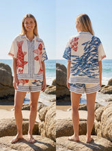 Load image into Gallery viewer, Sardine Co-ord Shirt &amp; Shorts Set – Printed
