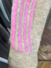 Load image into Gallery viewer, Shima Stripe Cardigan Beige/Pink
