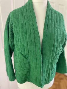 Cara Cotton Jacket Green