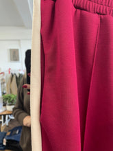 Load image into Gallery viewer, Josie Side Stripe Jogger Wine
