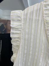 Load image into Gallery viewer, Mary Tiered Stripe Insert Top Lemon
