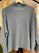 Load image into Gallery viewer, Tammy Ribbed Turtle Neck Jumper Airforce
