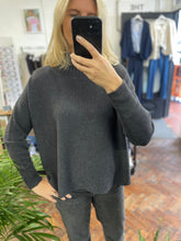 Load image into Gallery viewer, Tammy Ribbed Turtle Neck Jumper Charcoal
