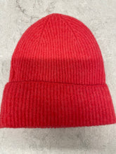 Load image into Gallery viewer, Fluffy Beanie Neon Coral
