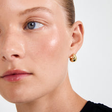 Load image into Gallery viewer, ALEXANE chunky mini hoop earrings gold-plated
