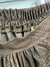 Load image into Gallery viewer, Checked Corduroy Skirt Brown/Olive
