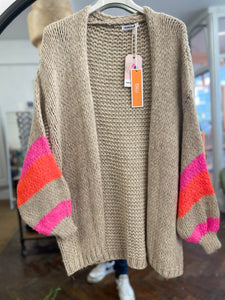 Hazel Chunky Cardigan Beige