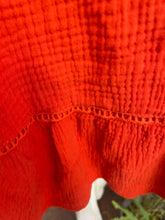 Load image into Gallery viewer, Suri Cheesecloth Insert Dress Orange
