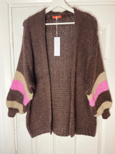 Load image into Gallery viewer, Hazel Chunky Cardigan Chocolate
