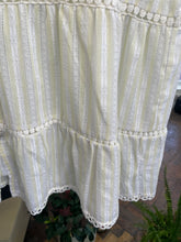 Load image into Gallery viewer, Mary Tiered Stripe Insert Top Lemon
