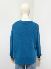 Load image into Gallery viewer, Mira Scalloped Edge Long Sleeve Jumper Peacock
