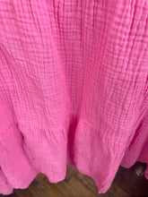 Load image into Gallery viewer, Sunny Cheesecloth Swing Dress Pink
