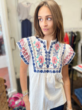 Load image into Gallery viewer, Rosalind Embroidered Top
