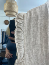 Load image into Gallery viewer, Washed Linen Frill Waistcoat Beige
