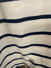 Load image into Gallery viewer, Doris Striped Long Sleeve Ecru/Navy

