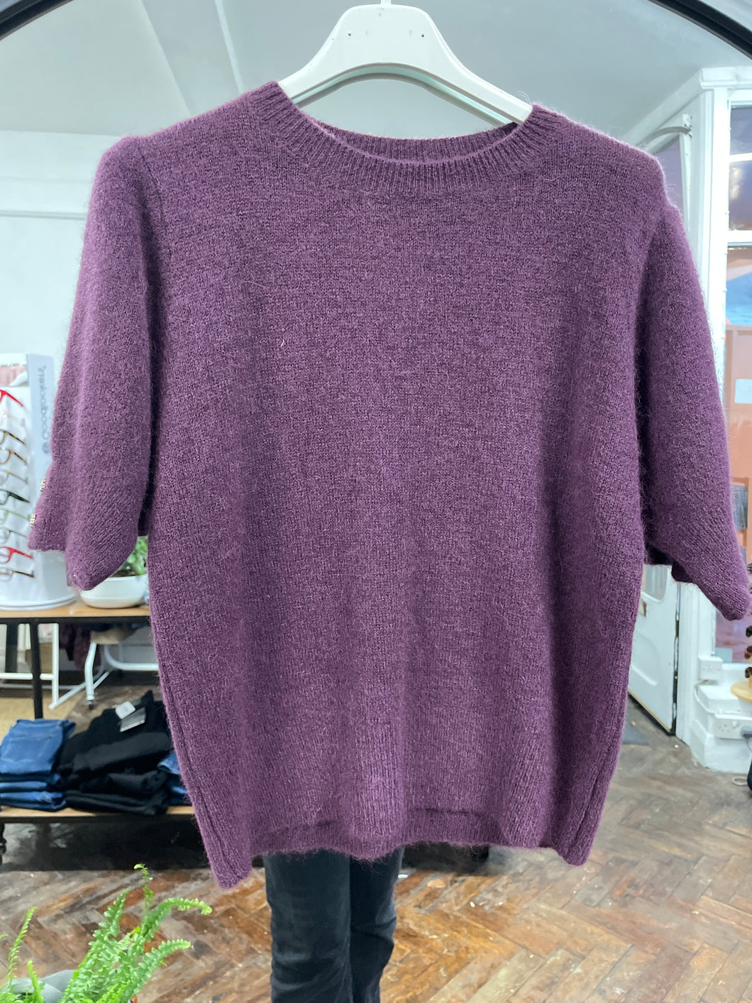 Flora Half Sleeve Damson