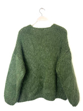 Load image into Gallery viewer, Bernadette Oversized Mohair Cardigan Khaki
