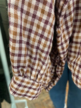 Load image into Gallery viewer, Lisa Check Frill Shirt Prune
