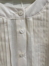 Load image into Gallery viewer, Pintuck Blouse Ivory
