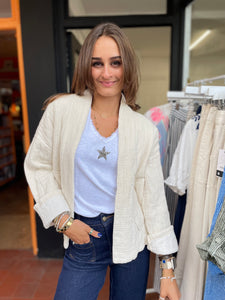 Cara Cotton Jacket Cream