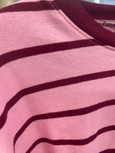 Load image into Gallery viewer, Doris Striped Long Sleeve Pink/Burgandy
