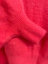 Load image into Gallery viewer, Soft Button Collar Jumper Fluro Coral
