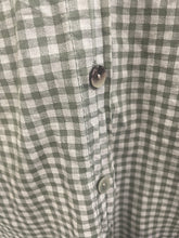 Load image into Gallery viewer, Valencia Checked Voile Short Sleeve Khaki

