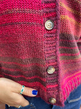 Load image into Gallery viewer, Blanca Striped Cardigan Reds
