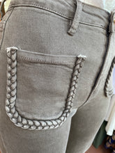 Load image into Gallery viewer, Jenny Front Plait Pocket Chocolate

