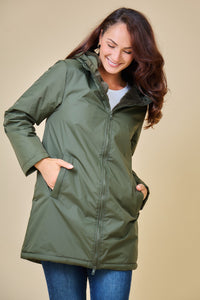 Sol Parka Raincoat Khaki