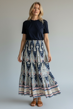 Load image into Gallery viewer, Safi Skirt Dress Navy

