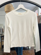 Load image into Gallery viewer, Bobbi Long Sleeve Crew White
