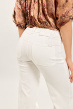 Load image into Gallery viewer, Glenda Front Pocket Stretch Wide Leg Off White
