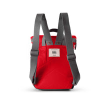 Load image into Gallery viewer, Roka Canfield B Cranberry Recycled Nylon Small Backpack

