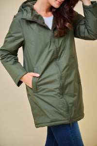 Sol Parka Raincoat Khaki