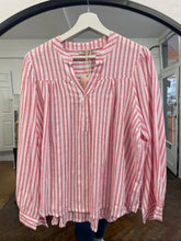 Load image into Gallery viewer, Maia Stripe Shirt Coral
