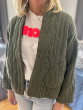 Load image into Gallery viewer, Cara Cotton Jacket Khaki

