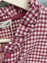 Load image into Gallery viewer, Gingham Blouse Raspberry
